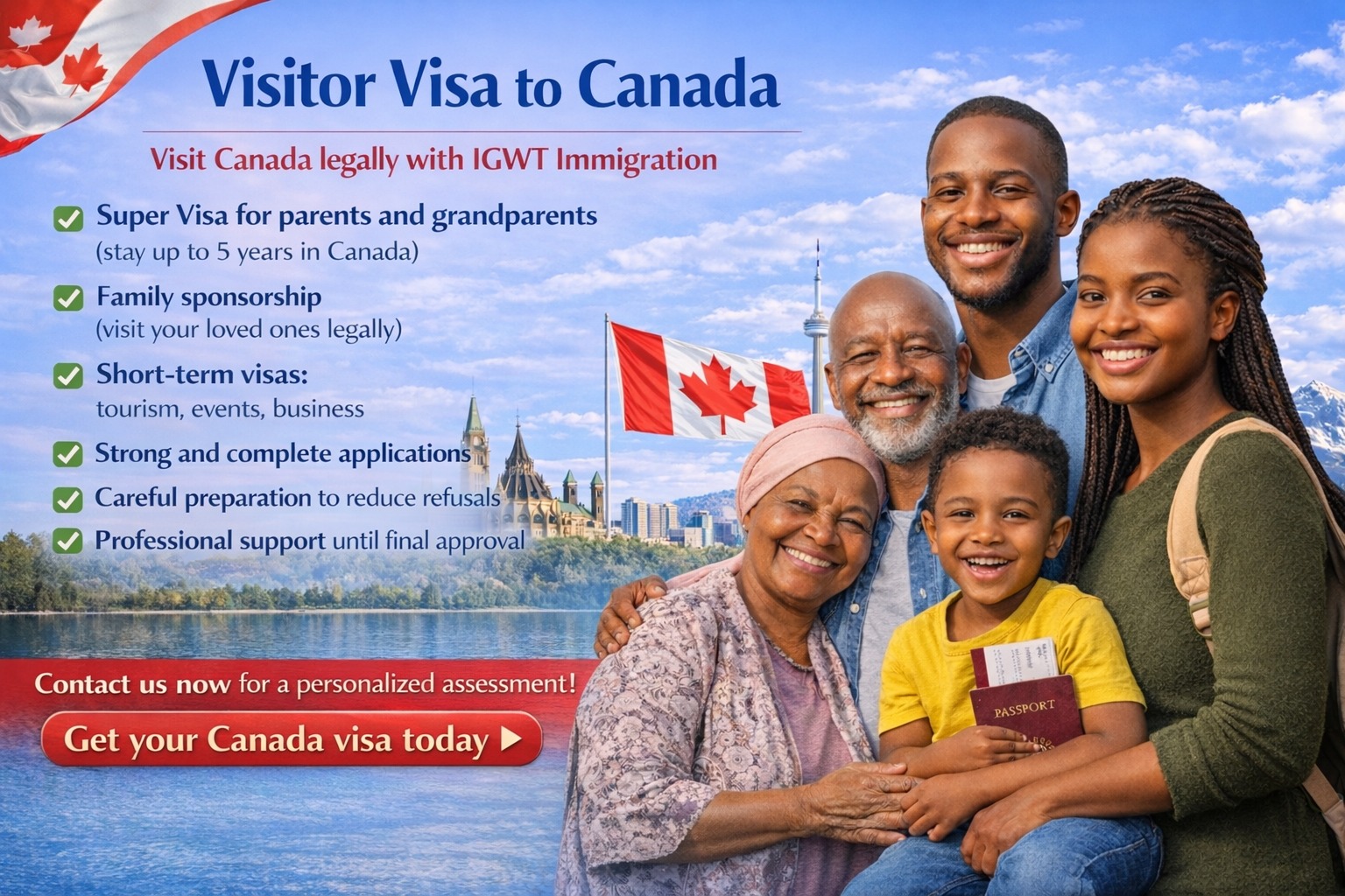 Visitor visa to Canada
